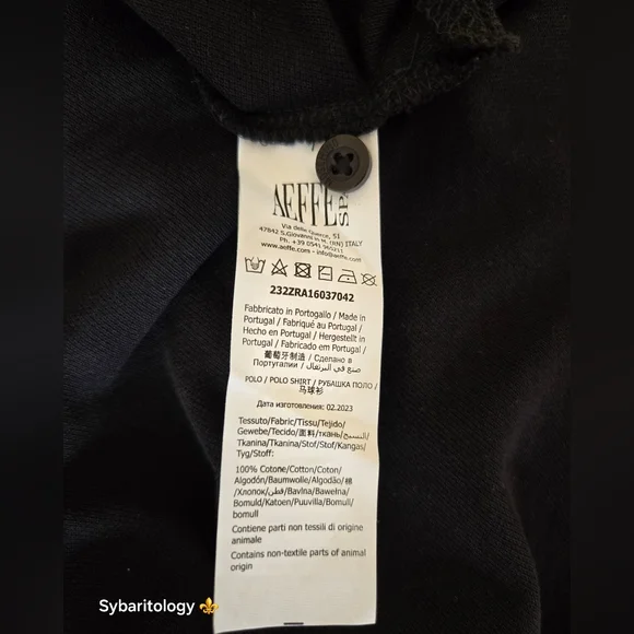 NWTMOSCHINO TEDDY BEAR PATCH BLACK POLO SHIRT Size:L/50